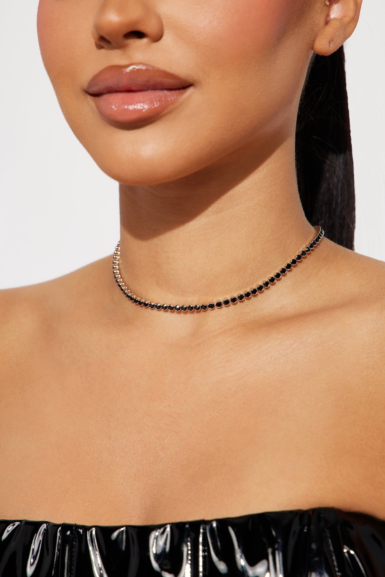 Taste Of Luxury Necklace - Gold/Black sold by Fashion Nova