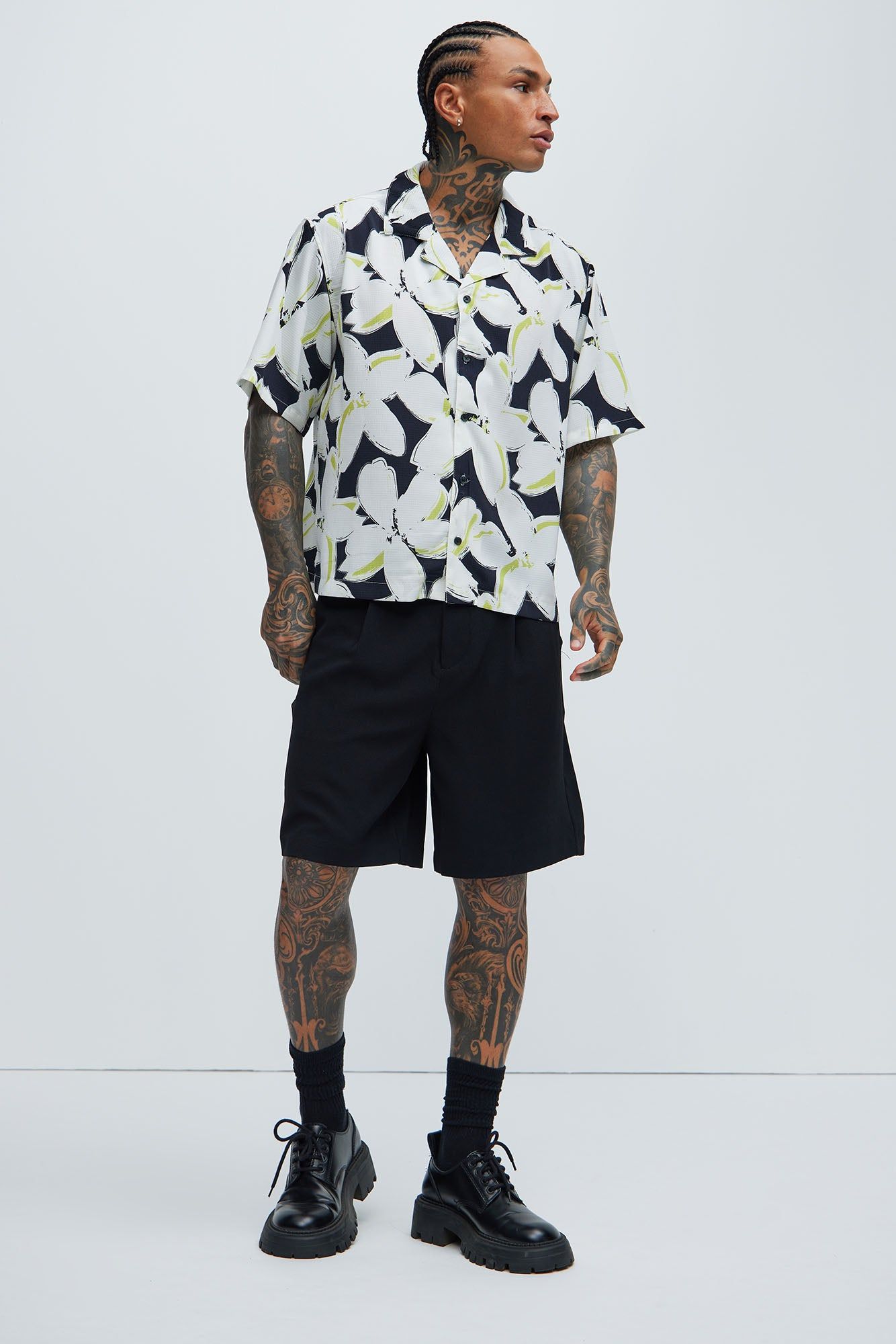 Hartwell Textured Shirt - White/combo sold by Fashion Nova product image thumbnail 2