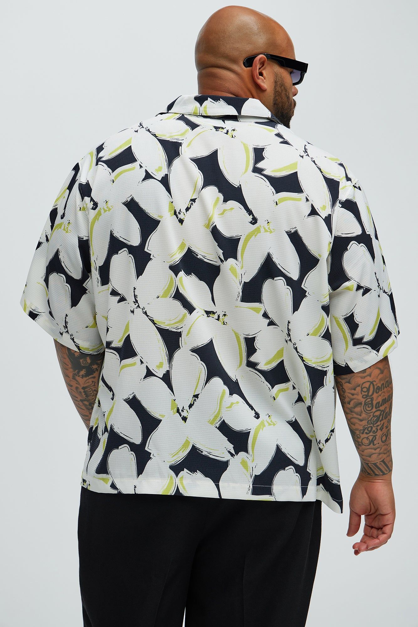 Hartwell Textured Shirt - White/combo sold by Fashion Nova product image thumbnail 5