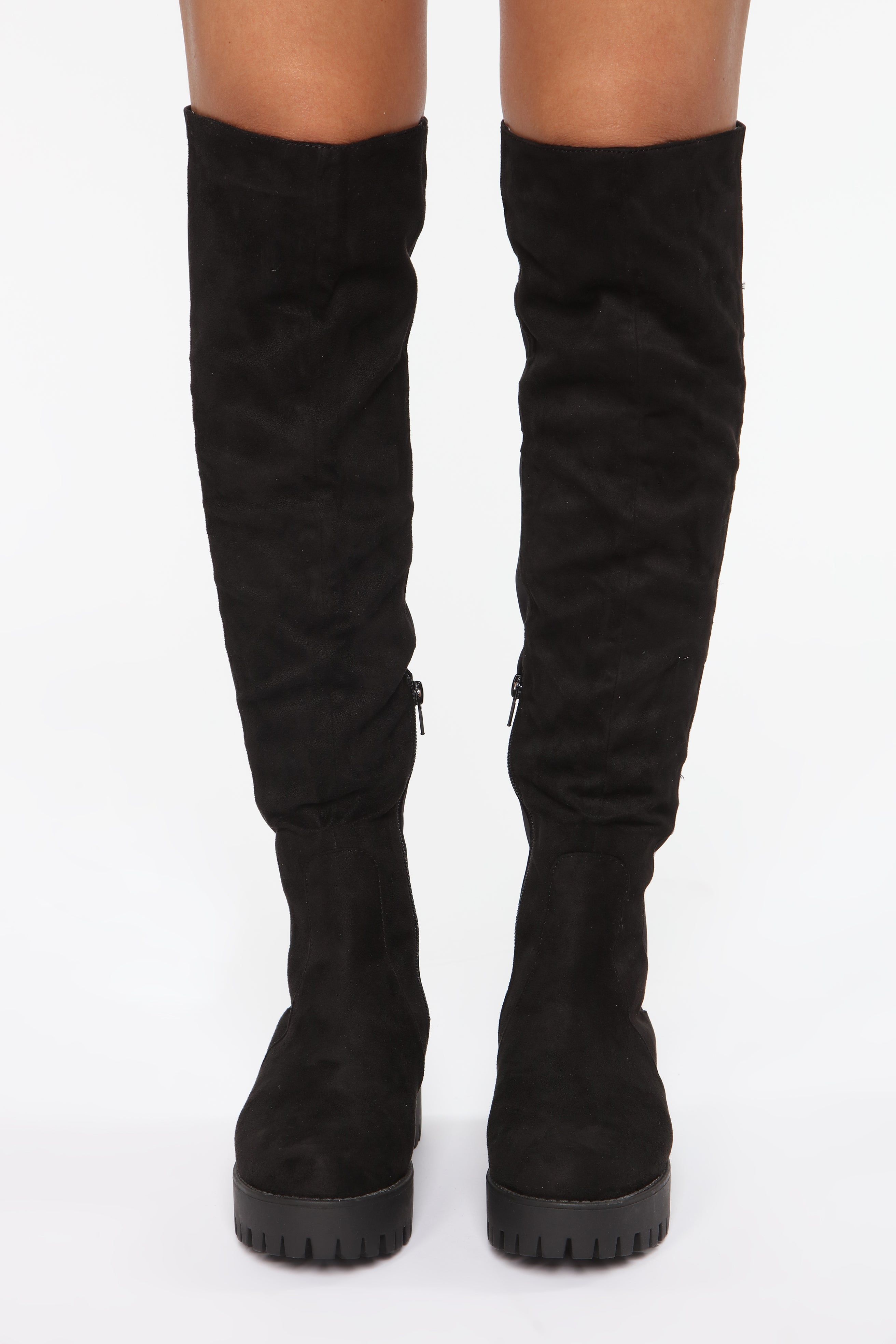 On The Move Flat Boots - Black sold by Fashion Nova product image thumbnail 2