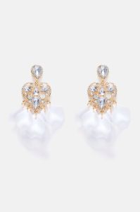 Prettiest Petals Earrings  - White sold by Fashion Nova