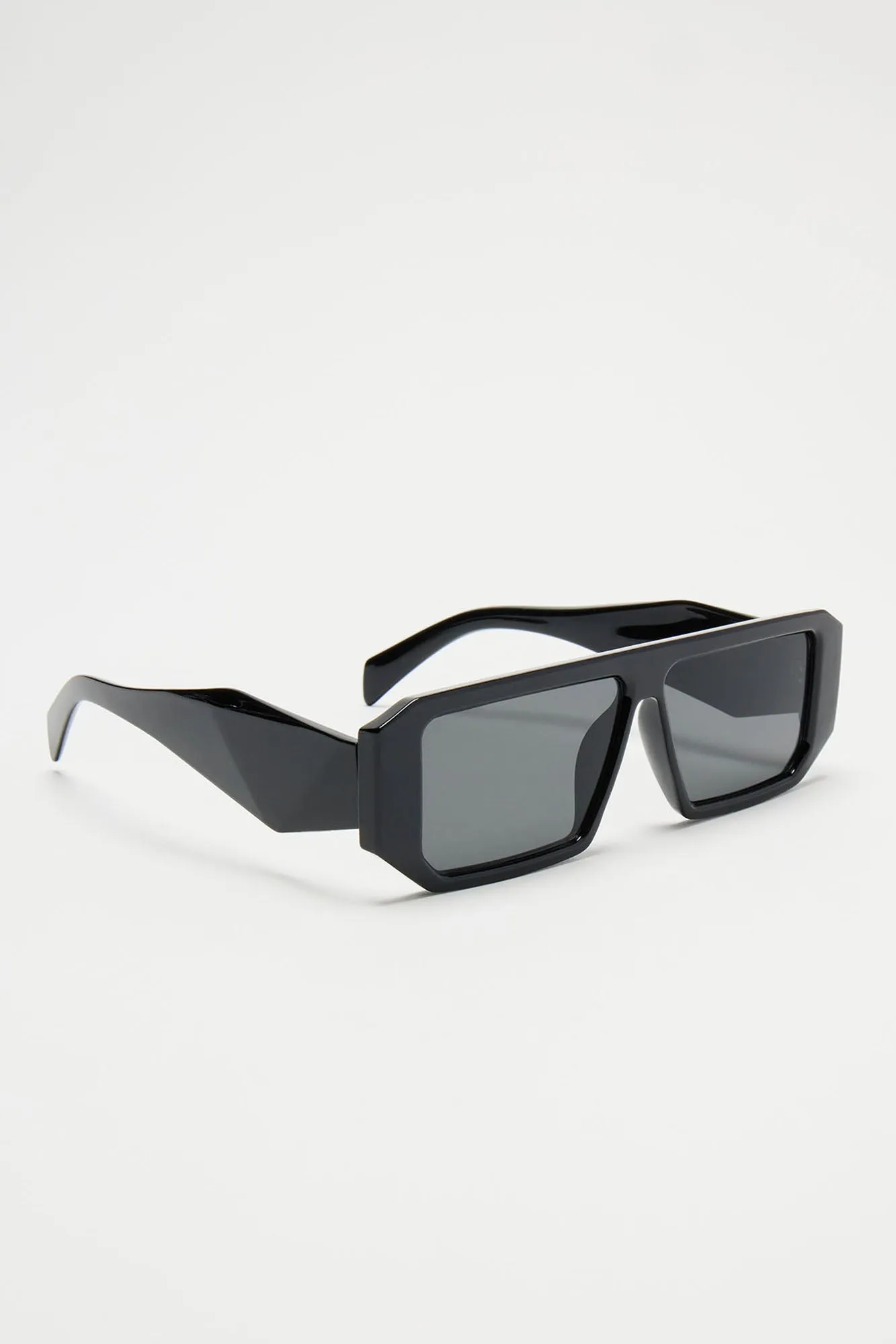 Electric Neighbor Sunglasses - Black/Smoke sold by Fashion Nova product image thumbnail 2