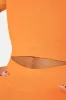 Beach Bum Effortless Seamless Active Set - Tangerine sold by Fashion Nova