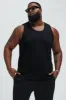 Kalel Textured Tank Top - Black sold by Fashion Nova