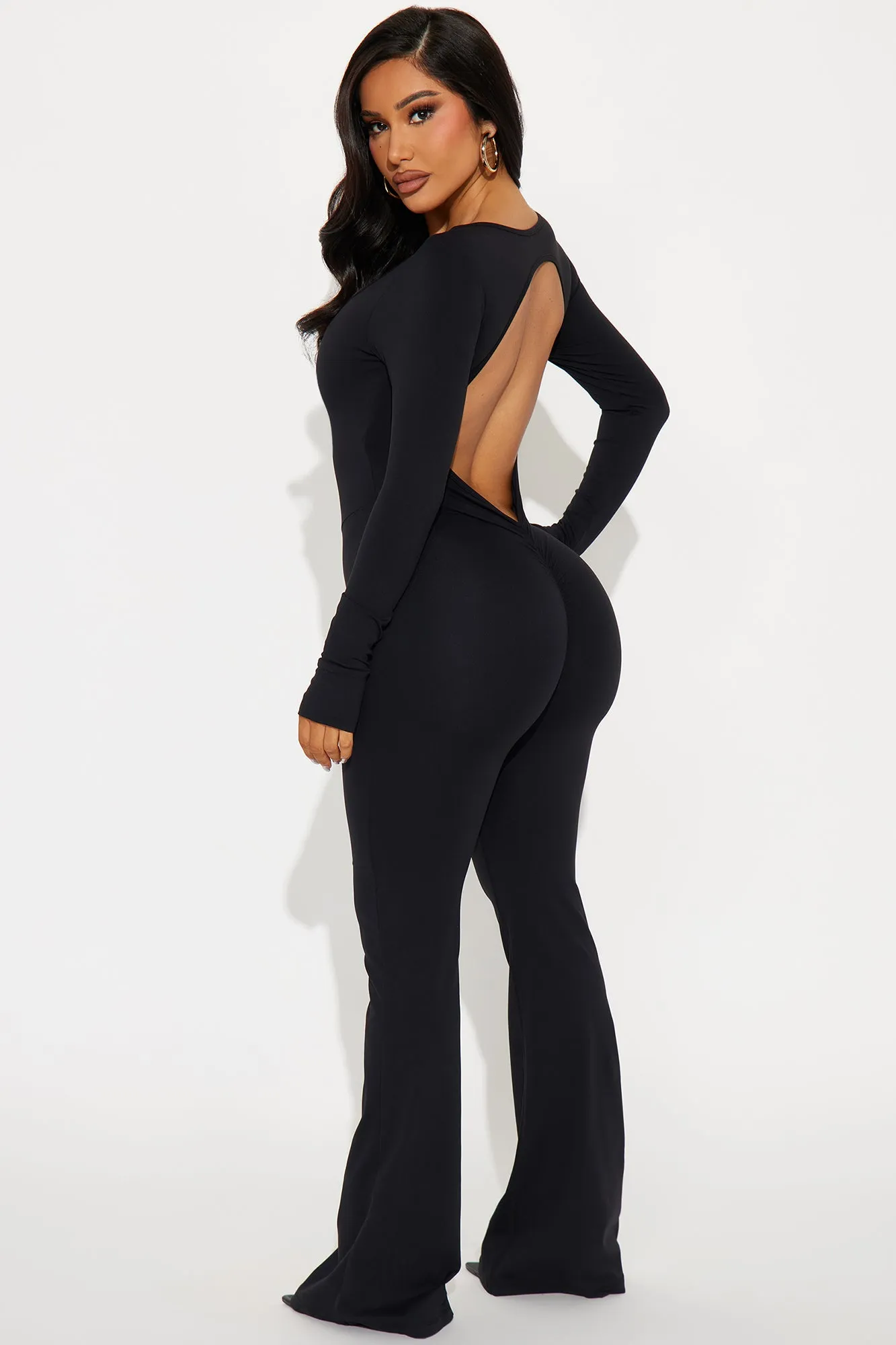 Barre It Active Jumpsuit - Black sold by Fashion Nova product image thumbnail 4