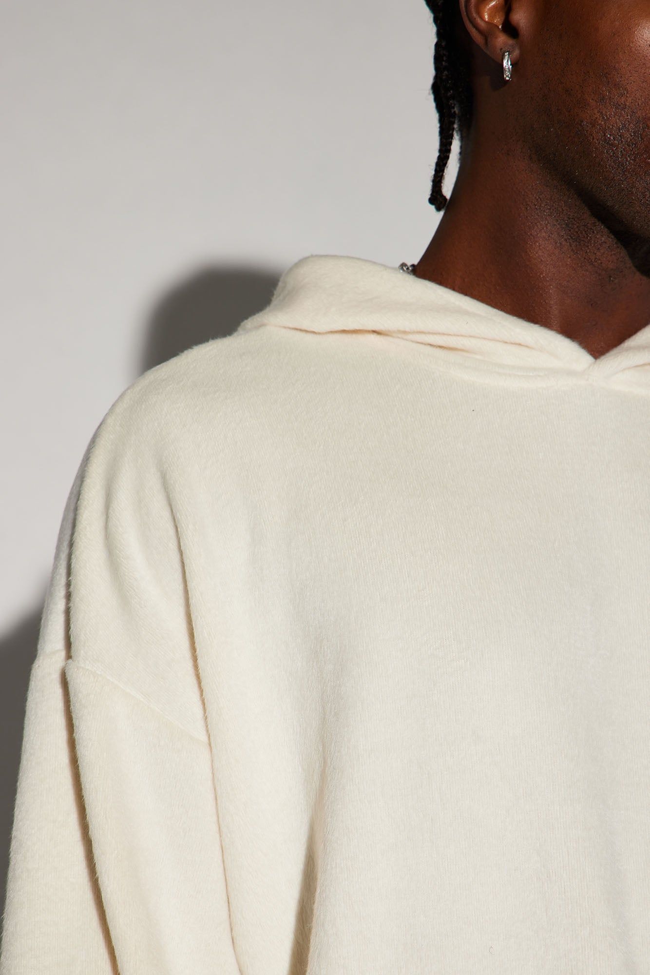 Feel The Mood Oversize Hoodie - Cream sold by Fashion Nova product image thumbnail 4