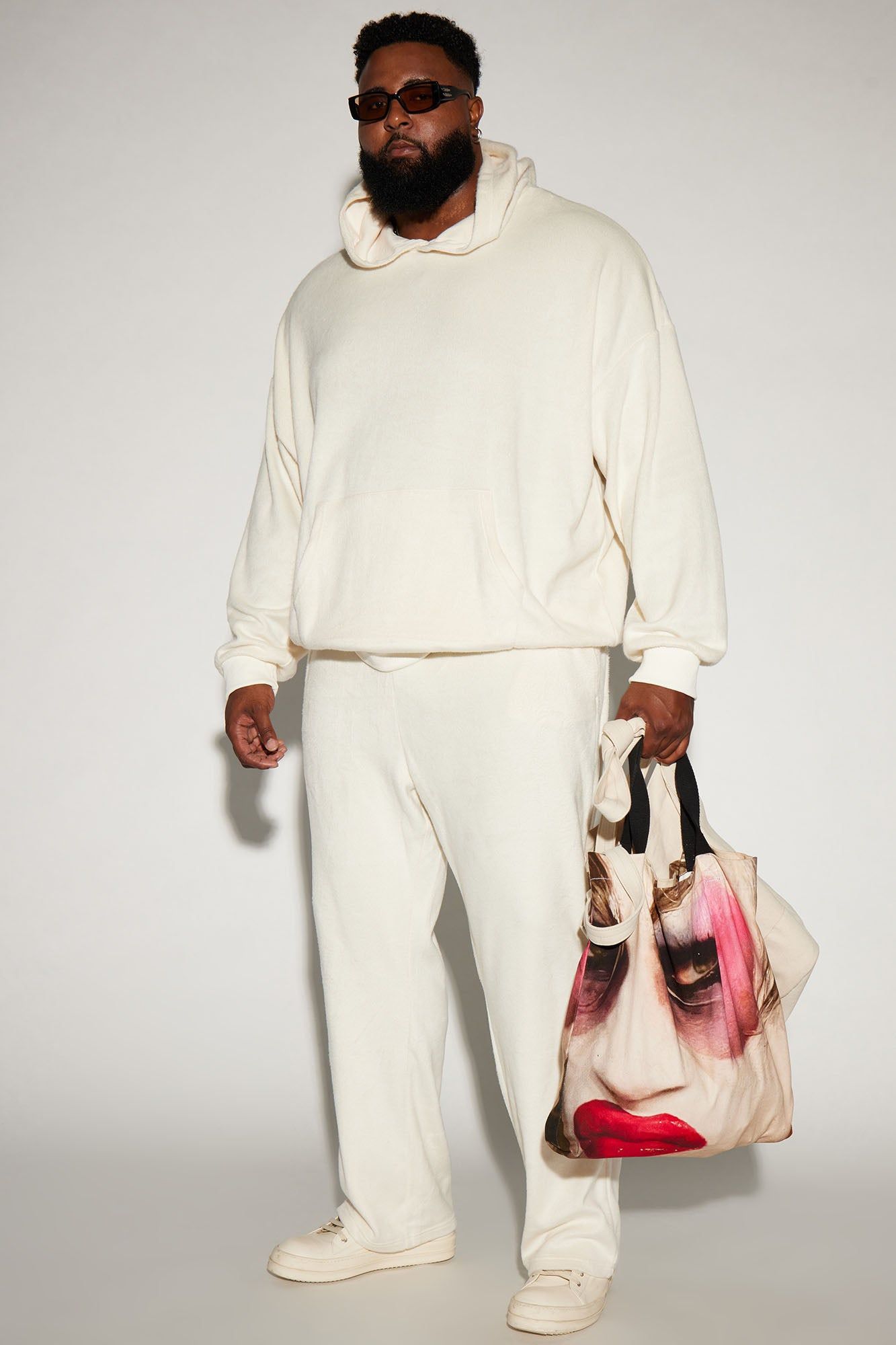 Feel The Mood Oversize Hoodie - Cream sold by Fashion Nova product image thumbnail 6