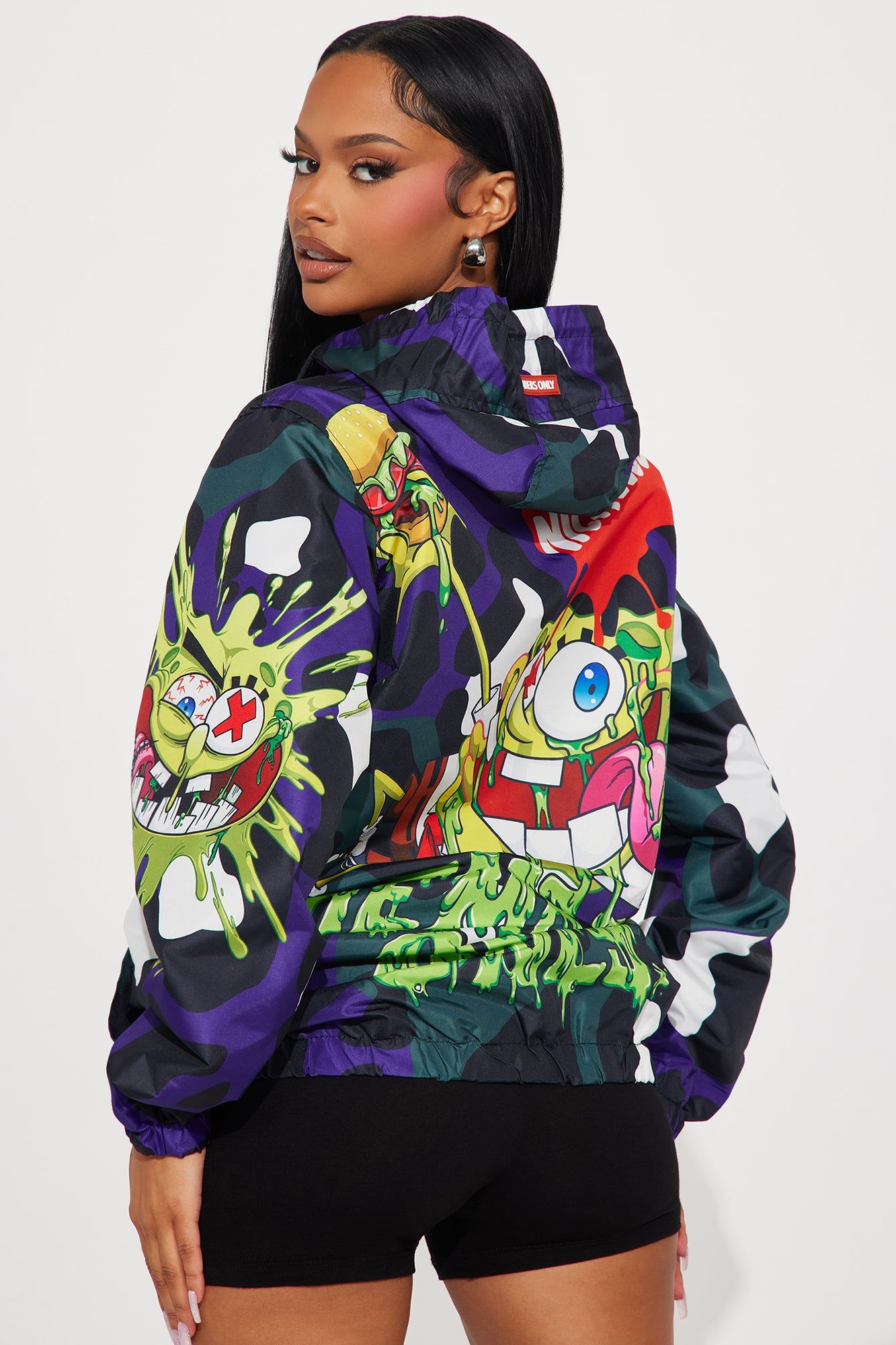 Zombie Nickelodeon Windbreaker - Purple sold by Fashion Nova product image thumbnail 4