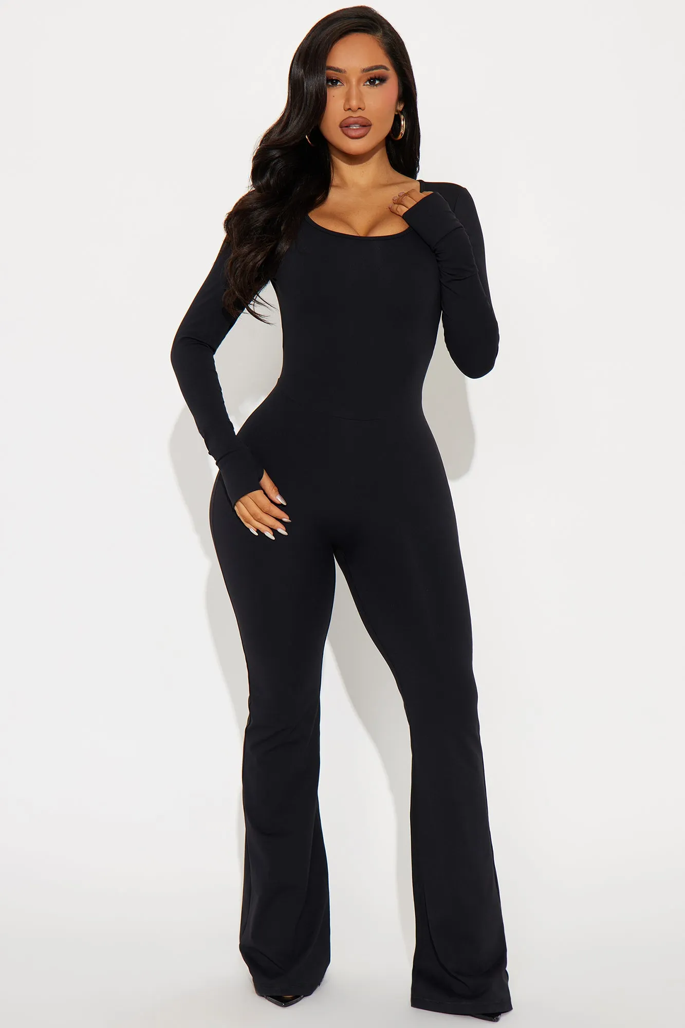 Barre It Active Jumpsuit - Black sold by Fashion Nova