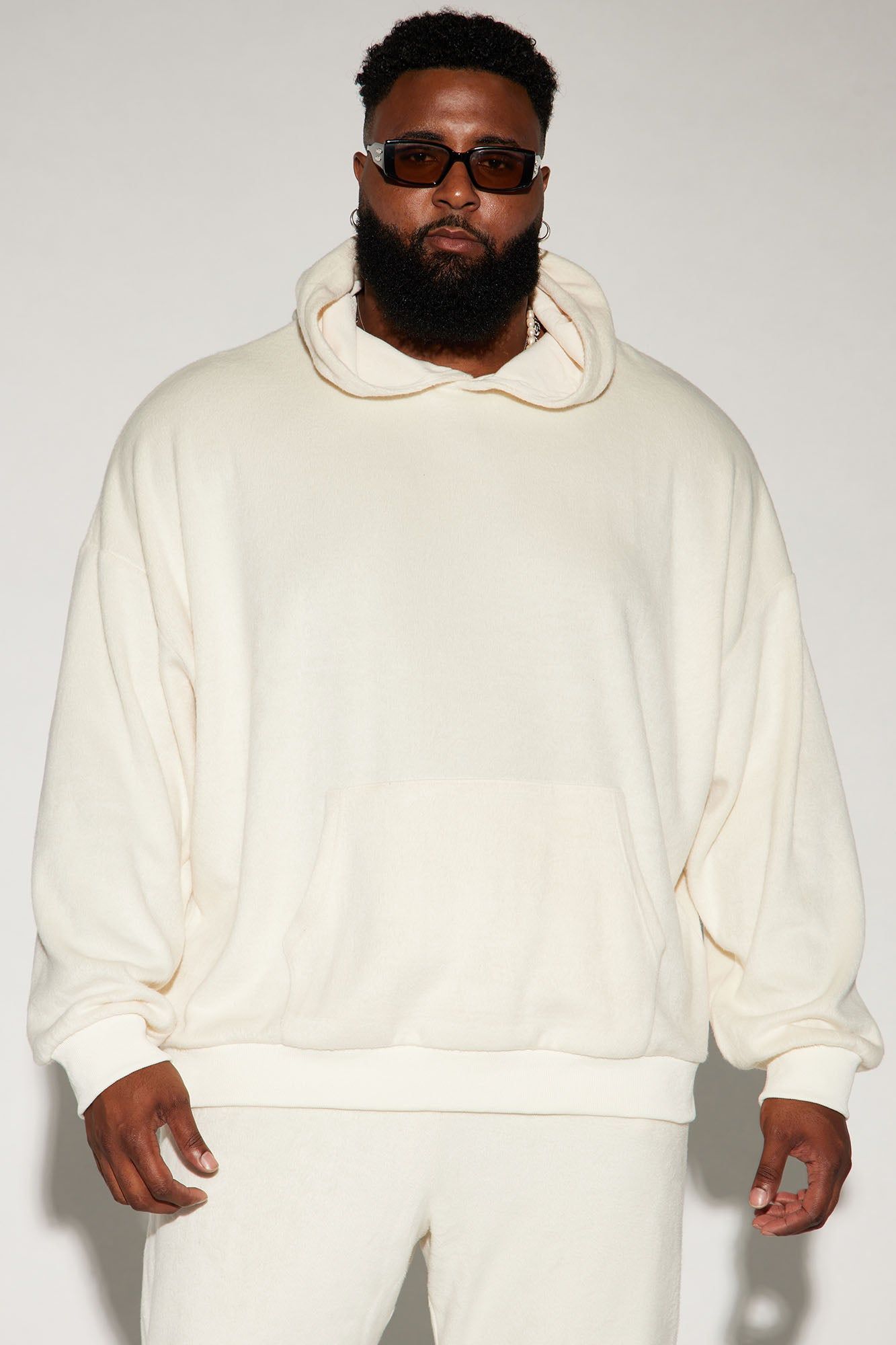 Feel The Mood Oversize Hoodie - Cream sold by Fashion Nova product image thumbnail 3