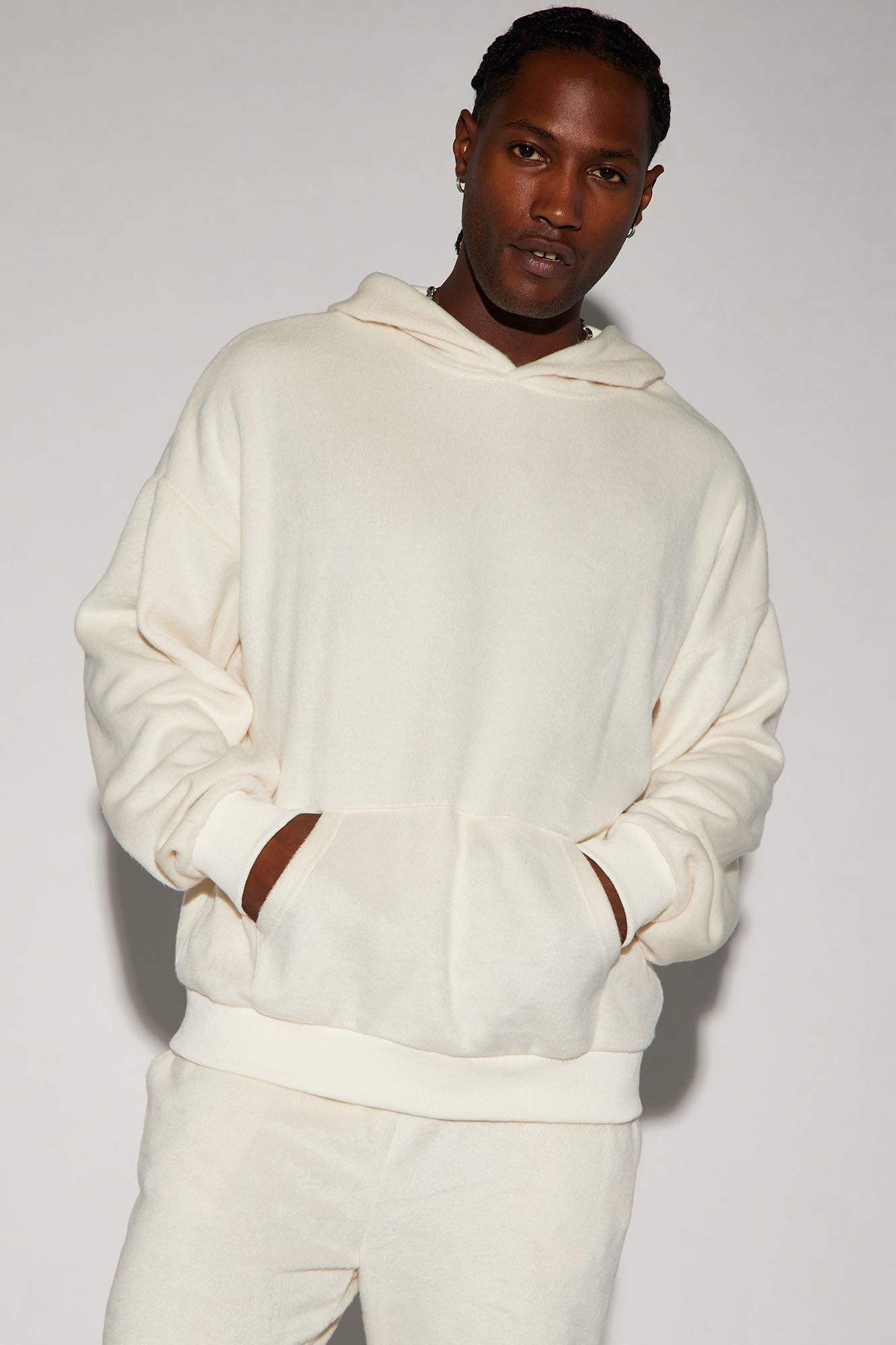 Feel The Mood Oversize Hoodie - Cream sold by Fashion Nova