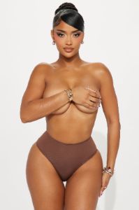 Nova Microfiber Mid Rise Hipster Panty - Chocolate sold by Fashion Nova