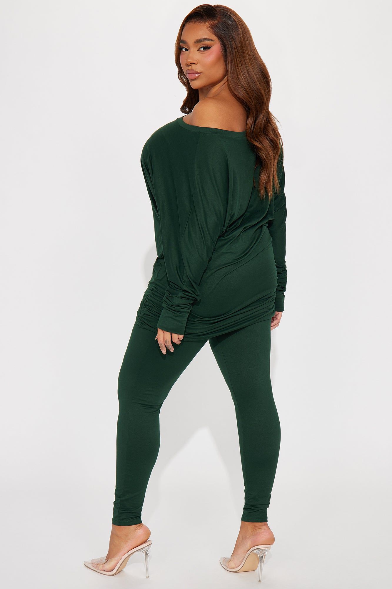 Camila Off Shoulder Legging Set - Hunter sold by Fashion Nova product image thumbnail 6