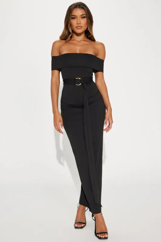 With My Love Maxi Dress - Black sold by Fashion Nova