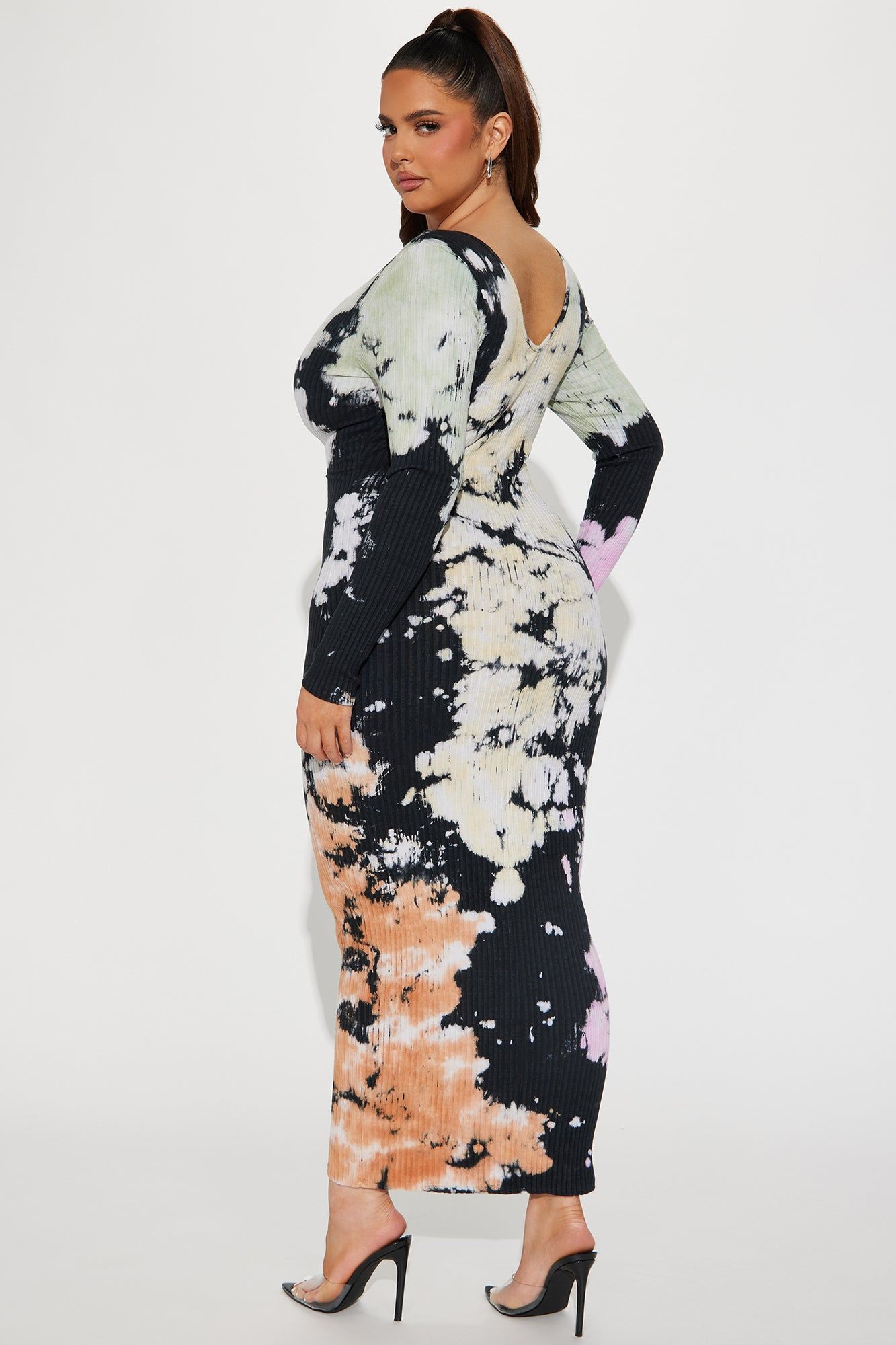Rebecca Bleached Midi Dress - Multi Color sold by Fashion Nova product image thumbnail 6