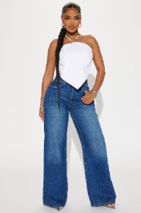 Style of The Season Halter Top - White/combo sold by Fashion Nova