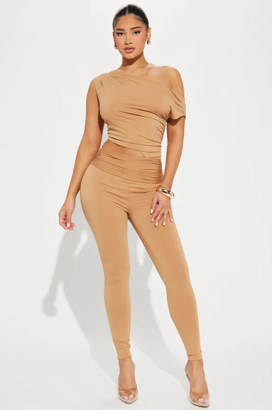 Cassie Jumpsuit - Mocha sold by Fashion Nova