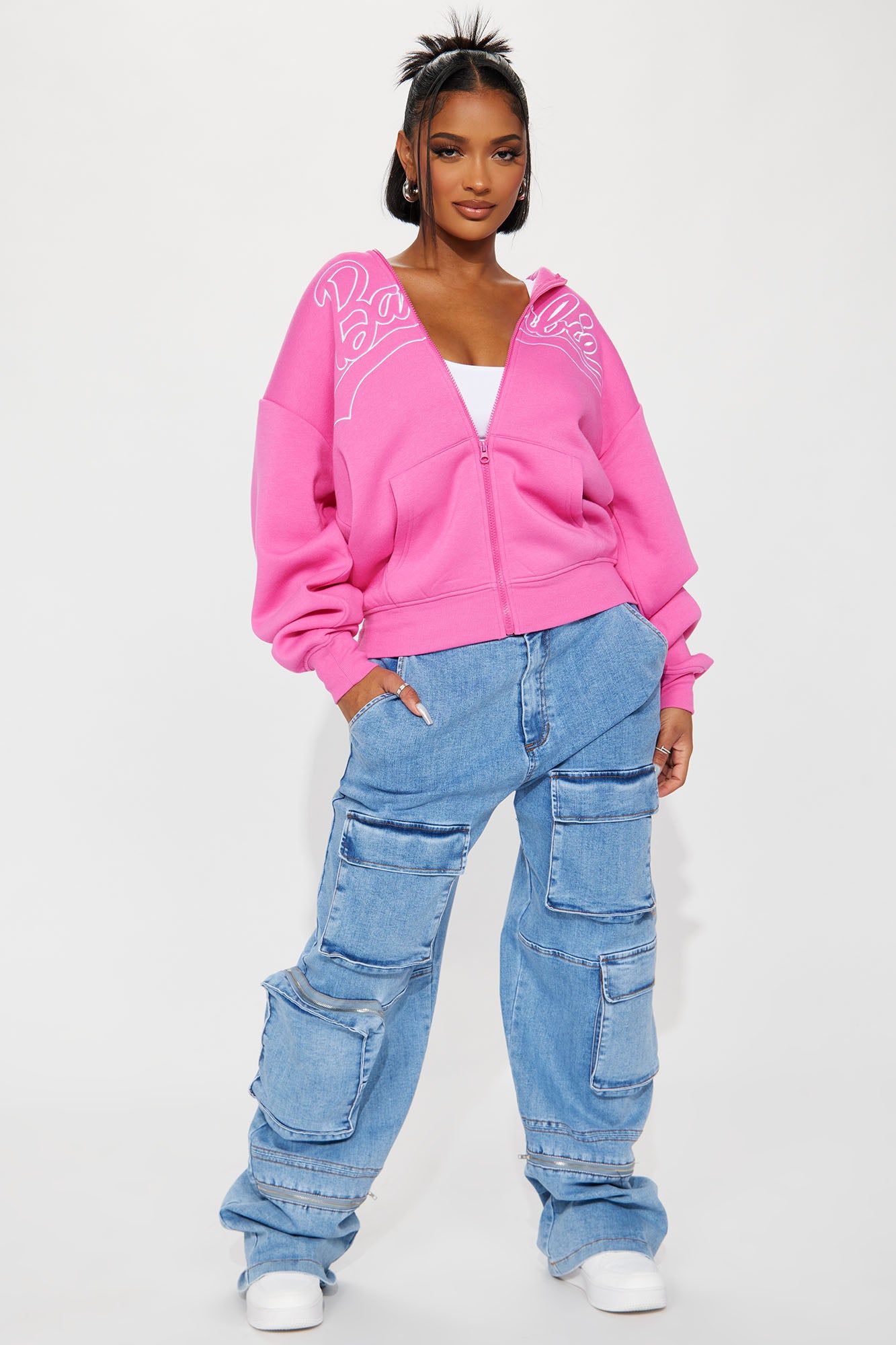 Barbie Girl Hoodie - Hot Pink sold by Fashion Nova product image thumbnail 2