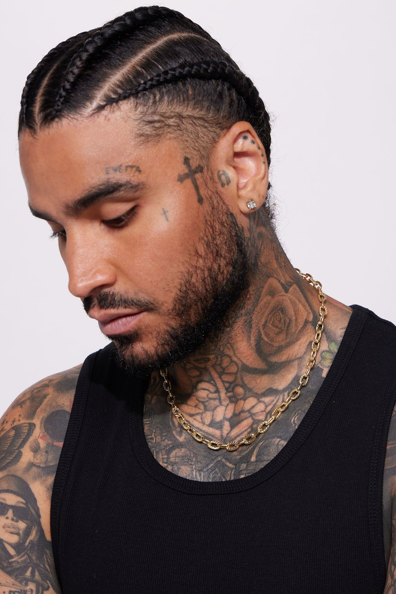 Textured Link Chain - Gold sold by Fashion Nova