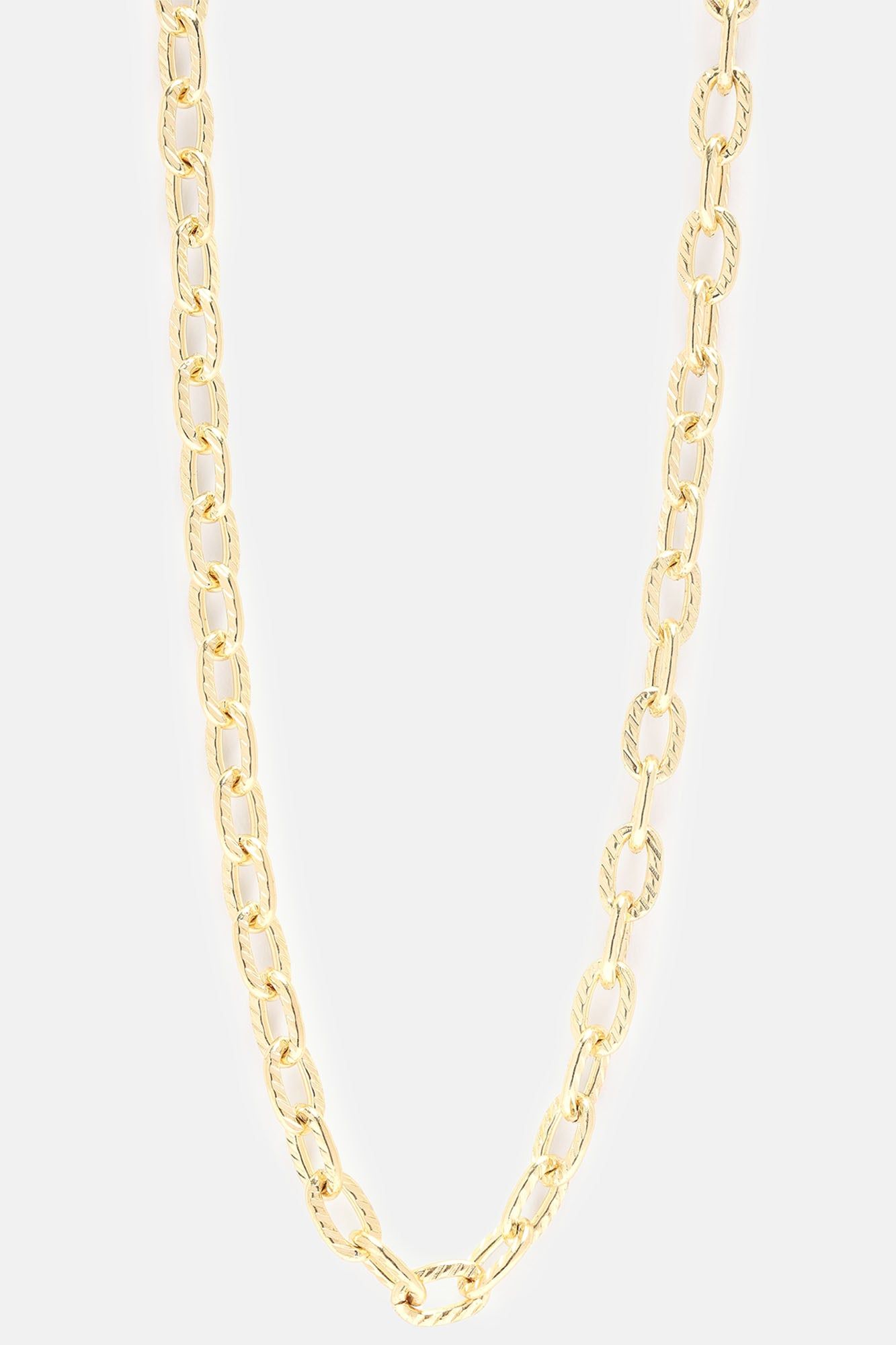 Textured Link Chain - Gold sold by Fashion Nova product image thumbnail 2