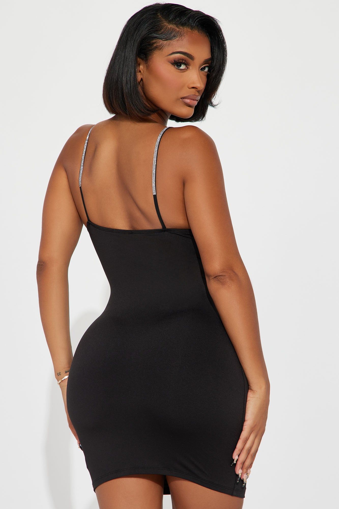 In The Club Embellished Mini Dress - Black sold by Fashion Nova product image thumbnail 3