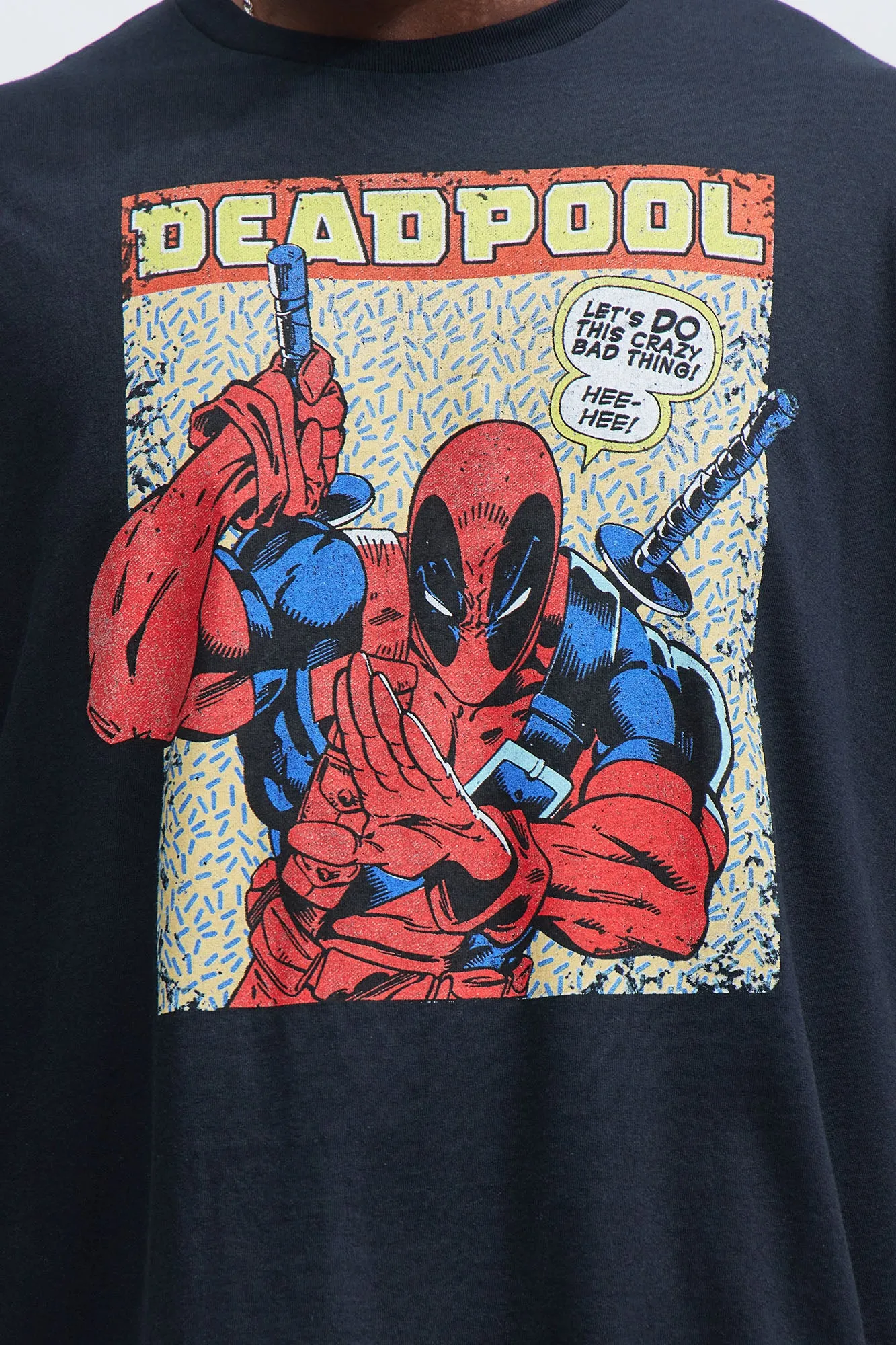 Marvel Deadpool Short Sleeve Tee - Black sold by Fashion Nova product image thumbnail 5