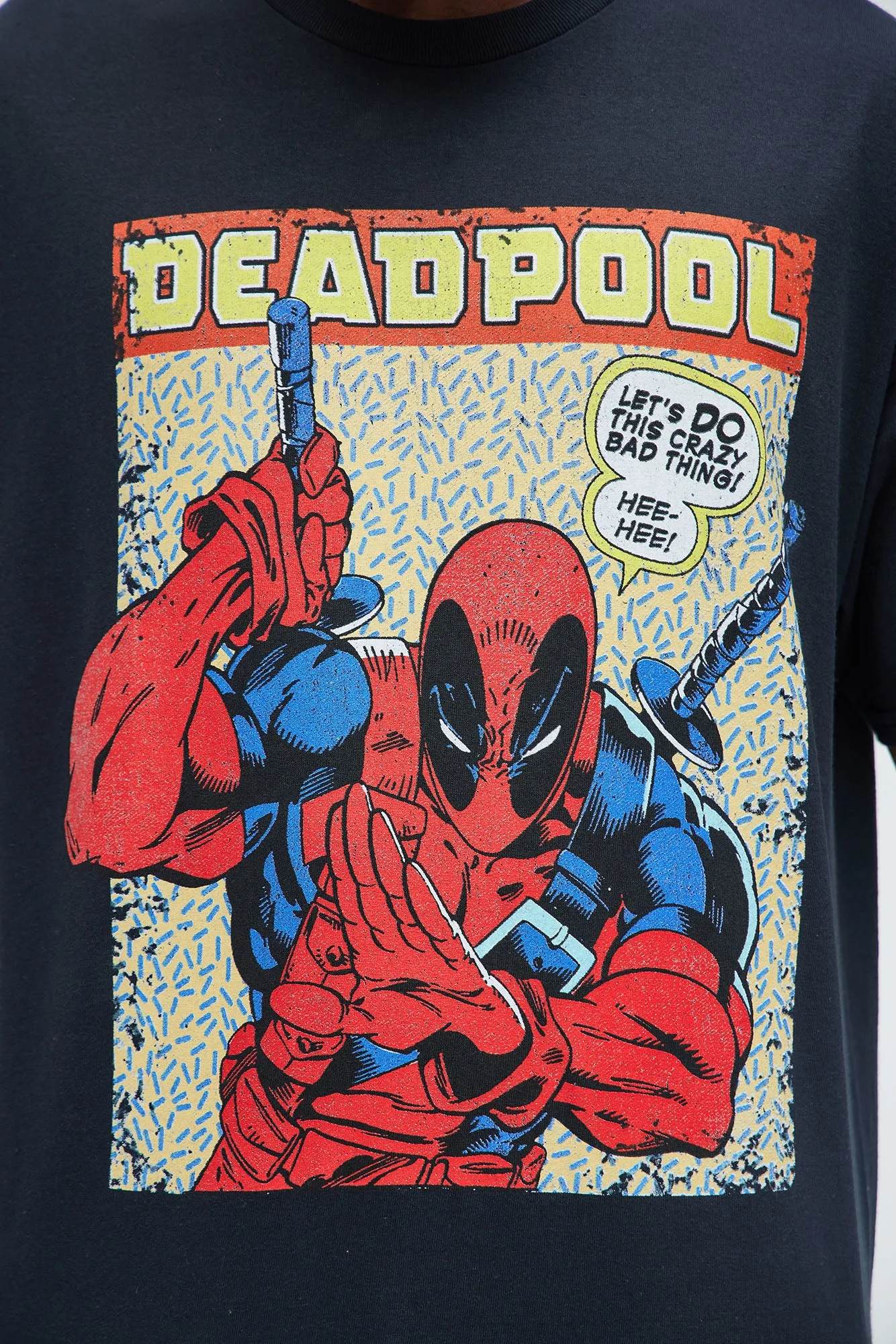 Marvel Deadpool Short Sleeve Tee - Black sold by Fashion Nova product image thumbnail 2
