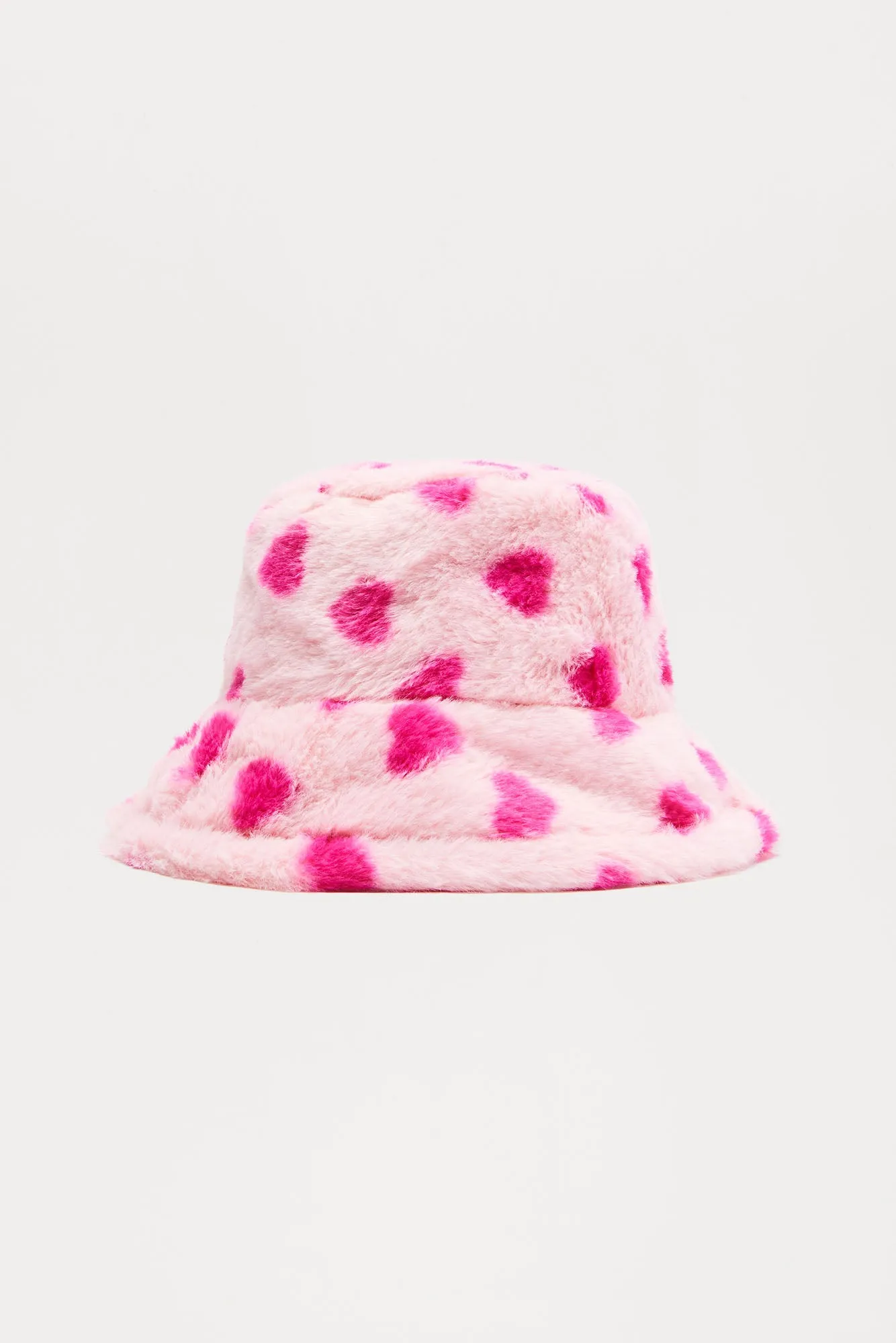 Cuddly Cupid Bucket Hat - Pink sold by Fashion Nova