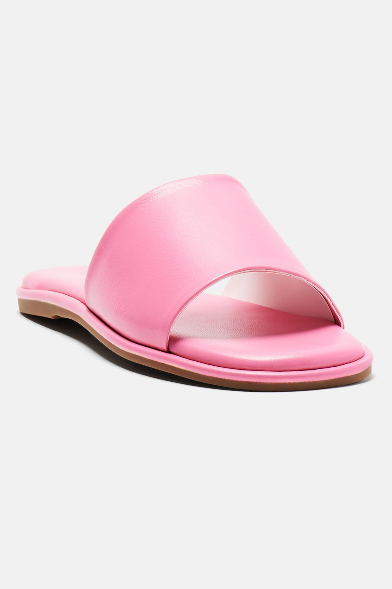 Got To See You Flat Sandals - Pink sold by Fashion Nova