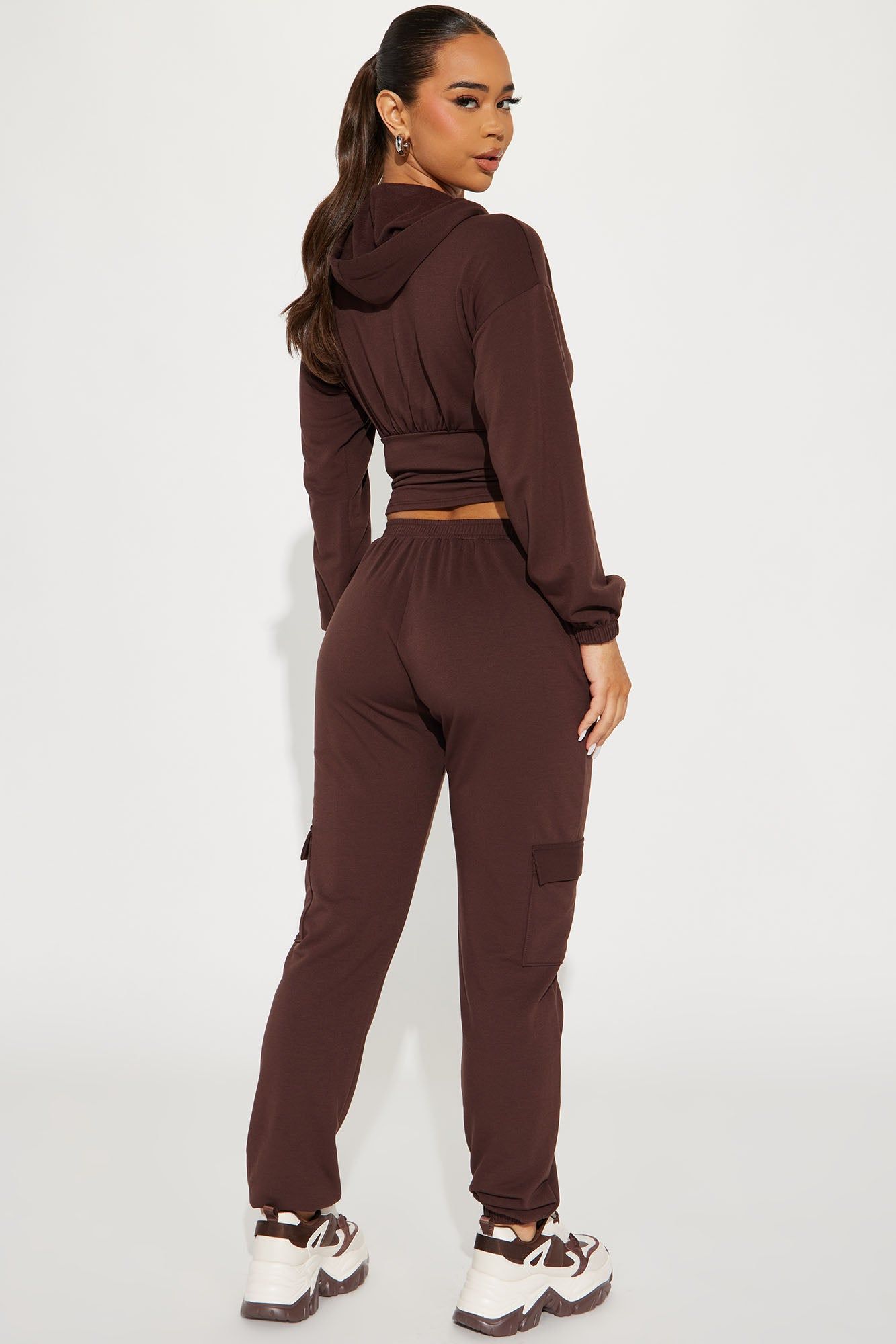 Always Chillin' Jogger Set - Brown sold by Fashion Nova product image thumbnail 3