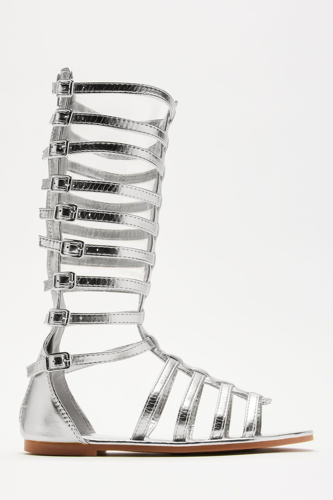 Breaking Free Gladiator Sandals - Silver sold by Fashion Nova product image thumbnail 3