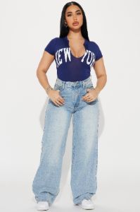 New York Bodysuit - Navy sold by Fashion Nova