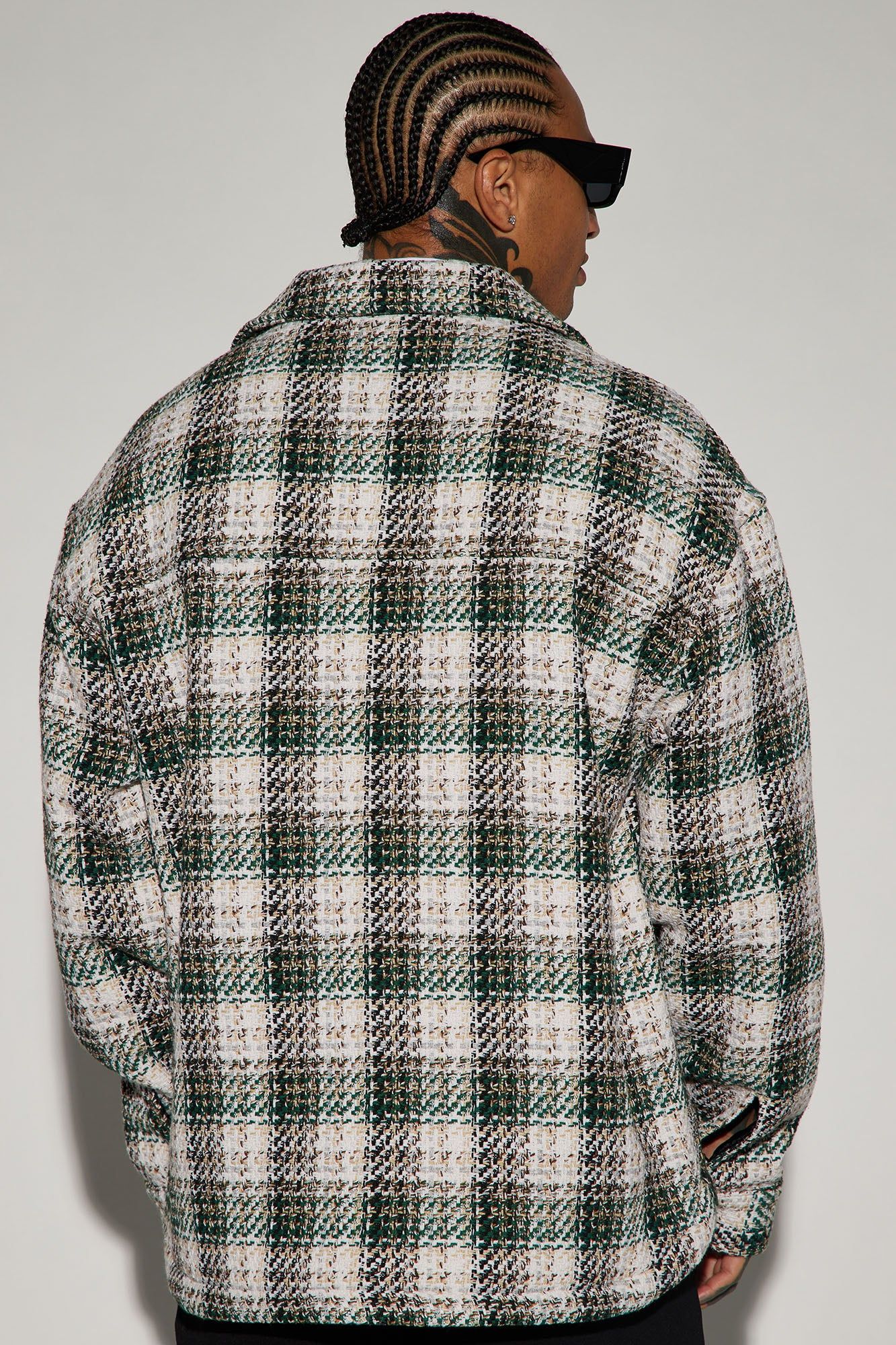 San Juan Textured Quilted Shacket - Cream/combo sold by Fashion Nova product image thumbnail 3