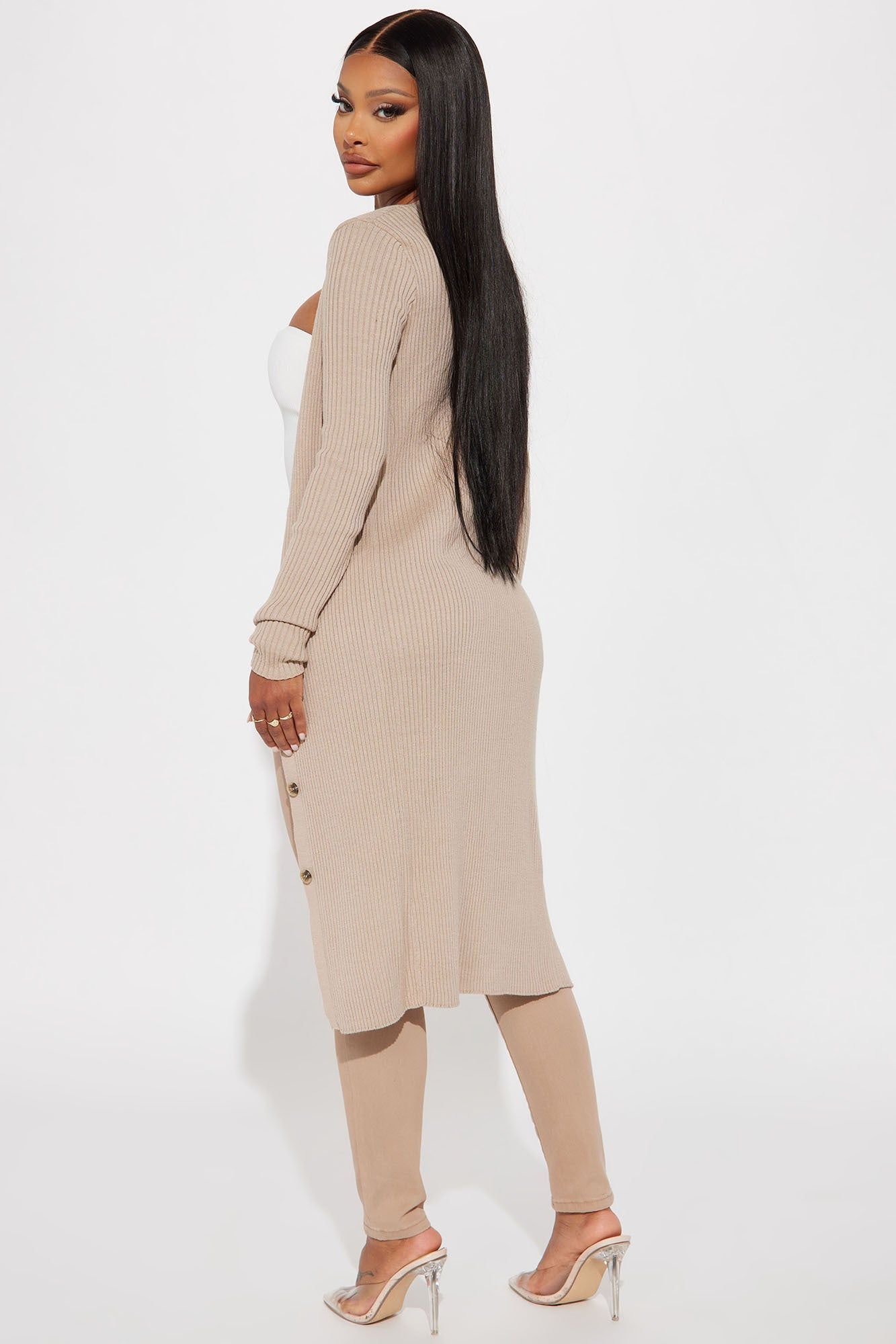Rissa Cardigan Sweater - Oatmeal sold by Fashion Nova product image thumbnail 3