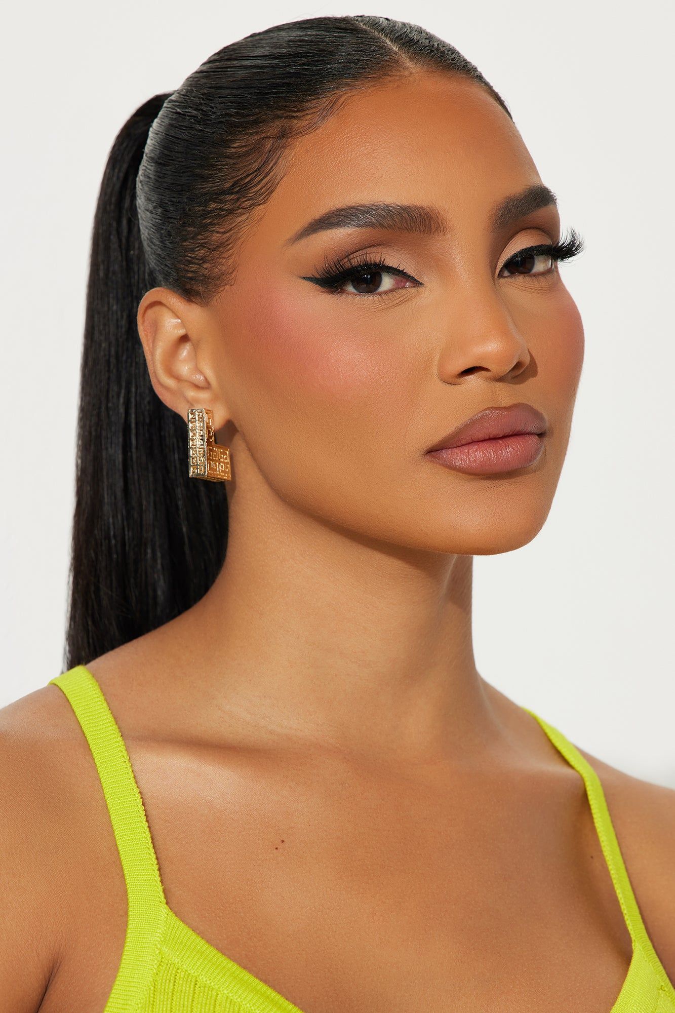 In The Maze Earrings - Gold sold by Fashion Nova product image thumbnail 2