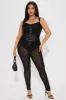 Buy Me A Drink Mesh Jumpsuit - Black sold by Fashion Nova