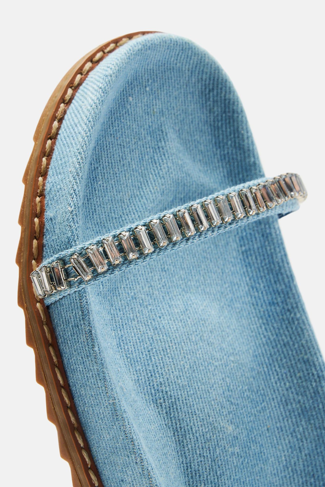 It's A Must Flat Sandals - Denim sold by Fashion Nova product image thumbnail 5
