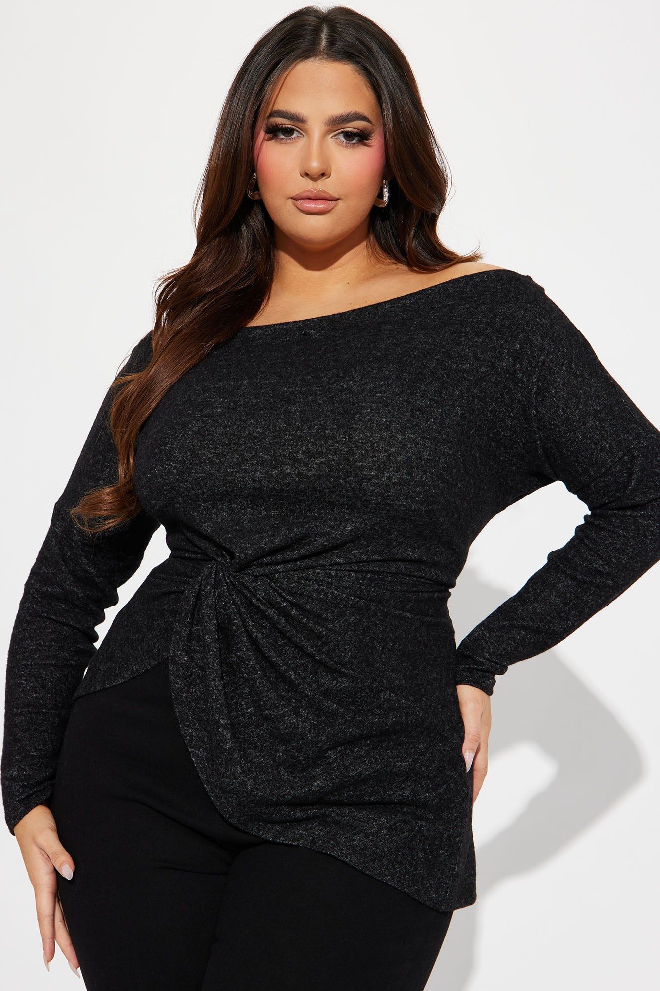 Simply Flawless Off Shoulder Top - Black/combo sold by Fashion Nova product image thumbnail 4