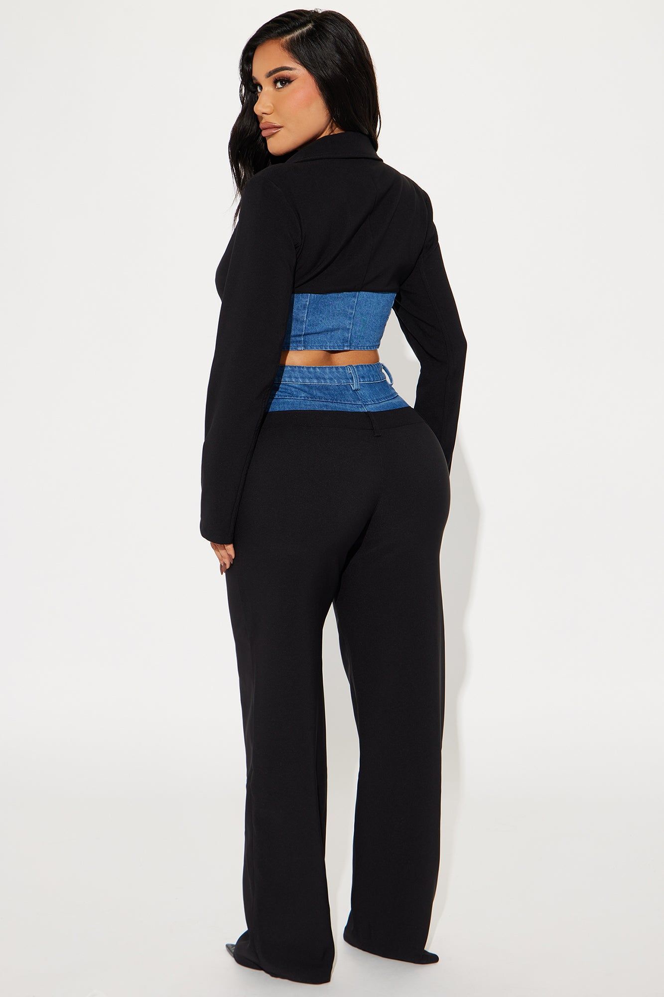 Staying Chic Blazer Pant Set - Black sold by Fashion Nova product image thumbnail 3