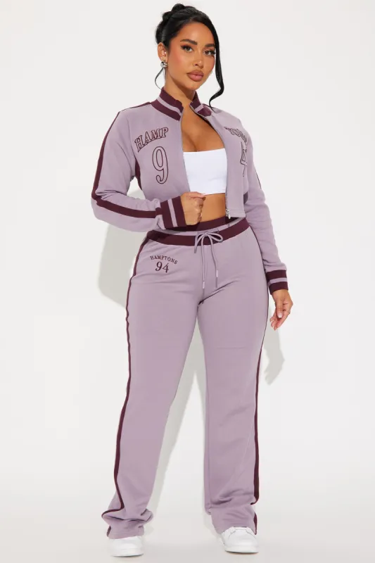 Hamptons 94 Track Pant Set - Purple sold by Fashion Nova