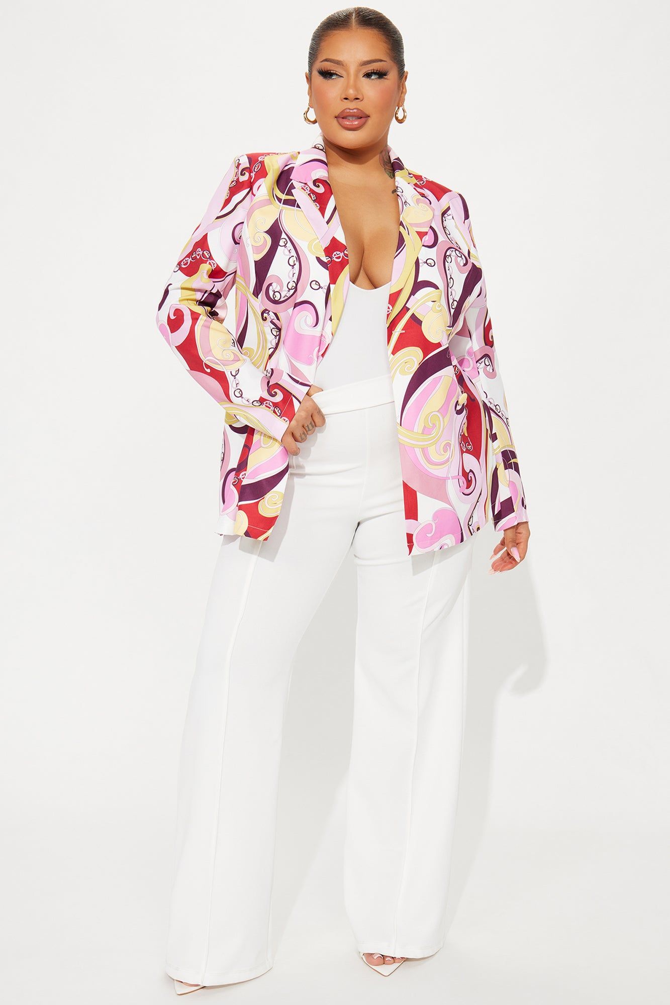 Trips To The Coast Blazer - Multi Color sold by Fashion Nova product image thumbnail 5