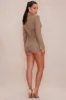 Melina Blazer Short Suit Set - Brown sold by Fashion Nova