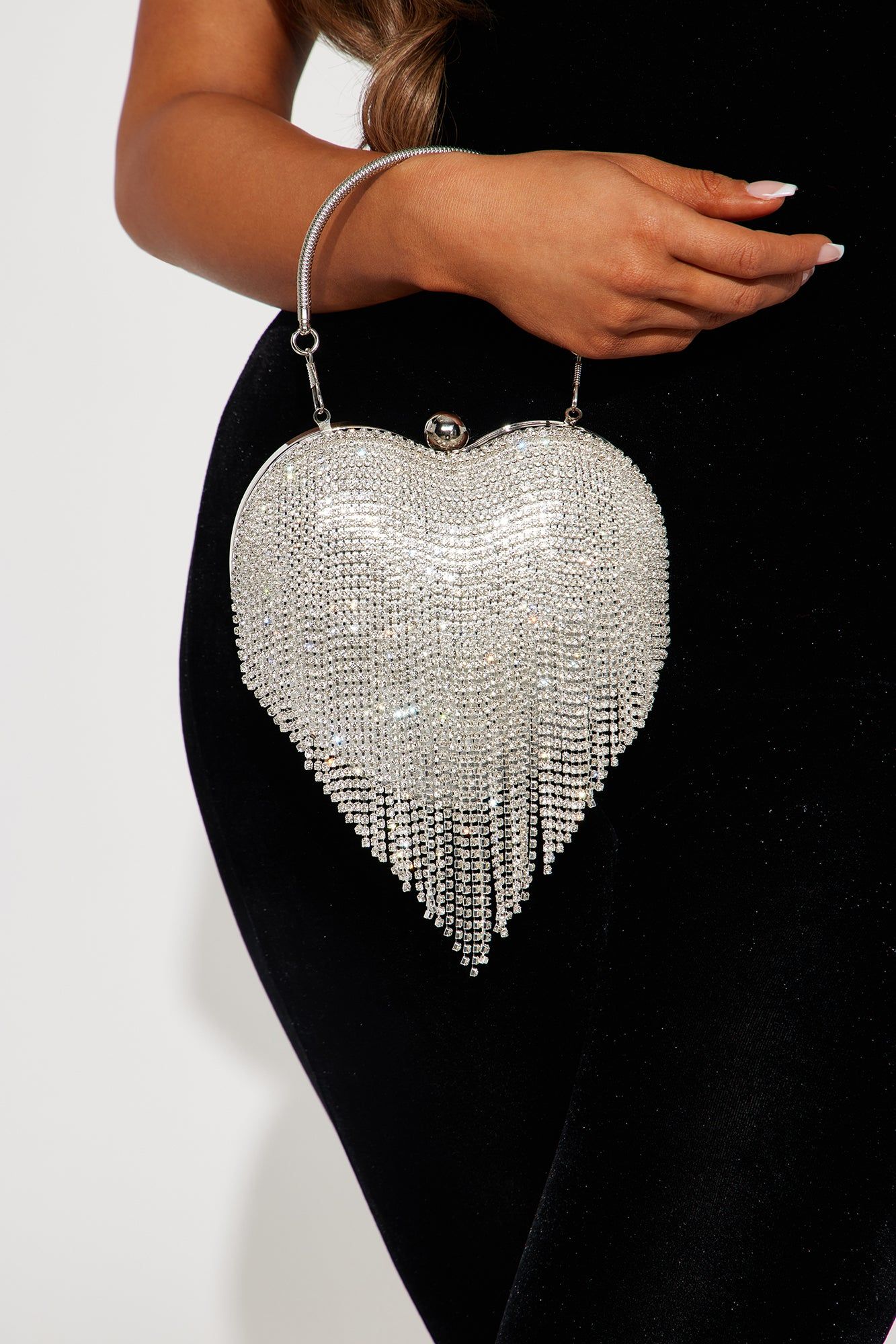 Meant For You Clutch - Silver sold by Fashion Nova