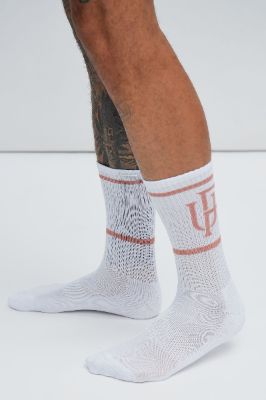 FU Crew Socks - Pink made by Fashion Nova