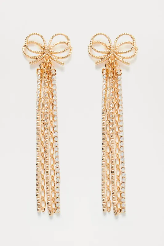 Noted On The Nice List Earrings - Silver sold by Fashion Nova