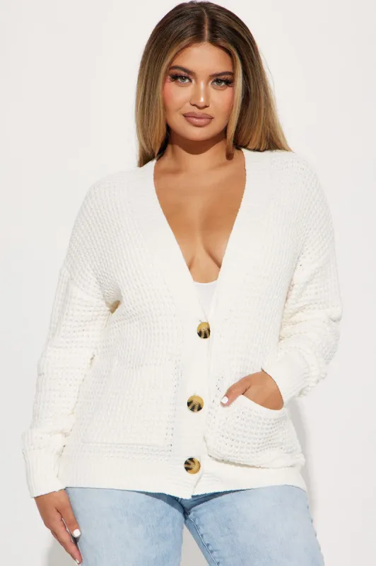 Jancis Cardigan - Off White sold by Fashion Nova