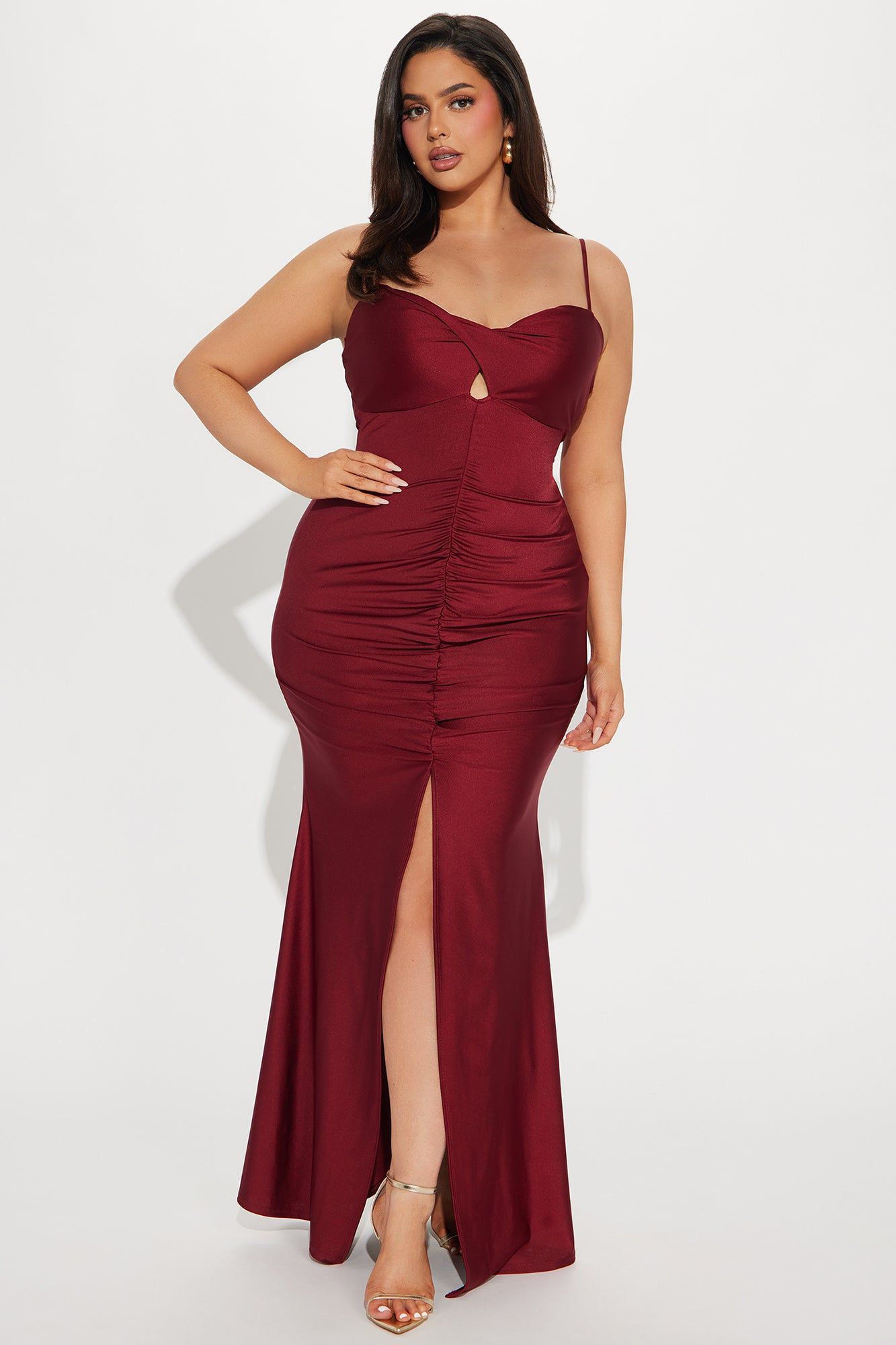 Looking For You Gown - Wine sold by Fashion Nova product image thumbnail 4