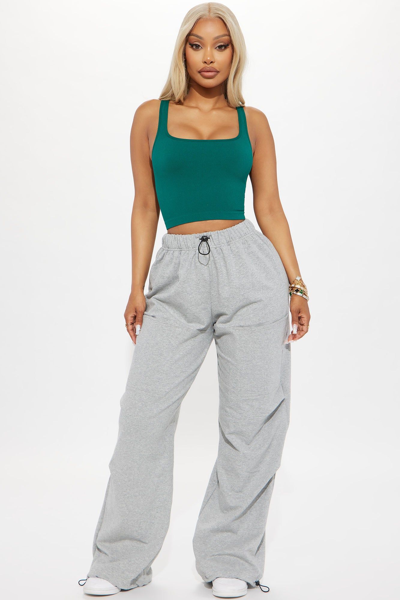 Tanya Seamless Tank Top - Green sold by Fashion Nova product image thumbnail 2