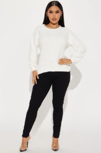 Cozy Intention Sweater - Ivory sold by Fashion Nova