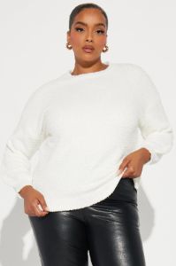 Cozy Intention Sweater - Ivory sold by Fashion Nova